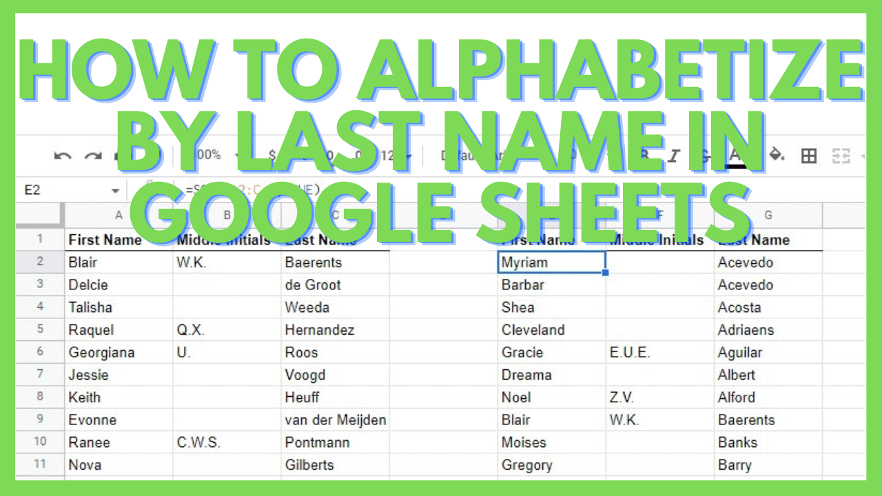 Alphabetize Last Names in Excel Easily: Quick Guide