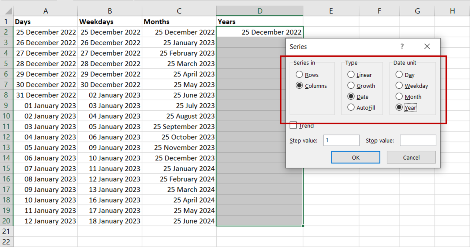 How To Auto Populate Dates In Excel Spreadcheaters