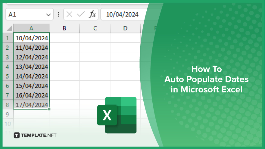 How To Auto Populate Dates In Microsoft Excel Video