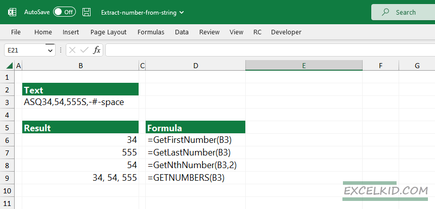 Effortlessly Extract Numbers from Strings in Excel