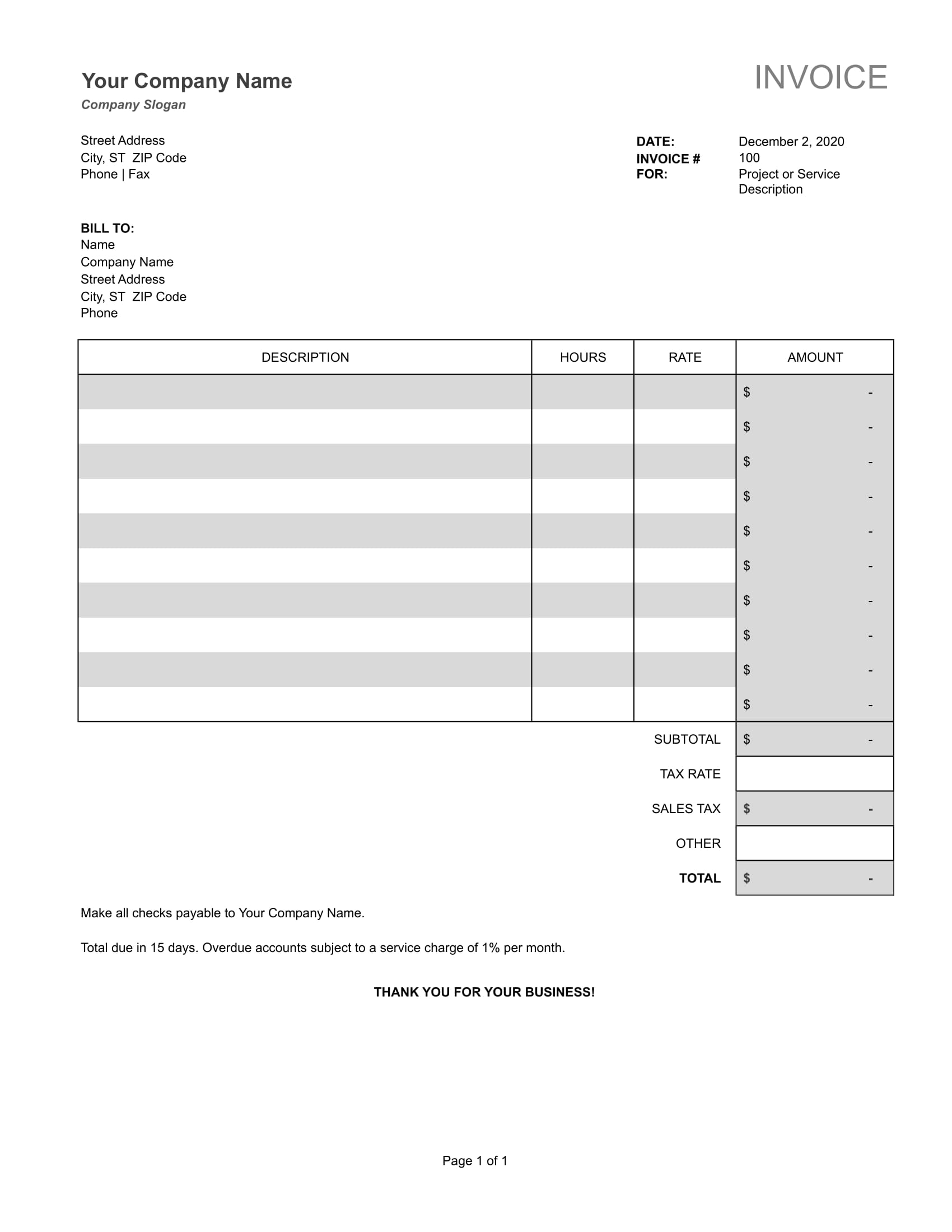 5 Simple Steps to Invoice Software in Excel