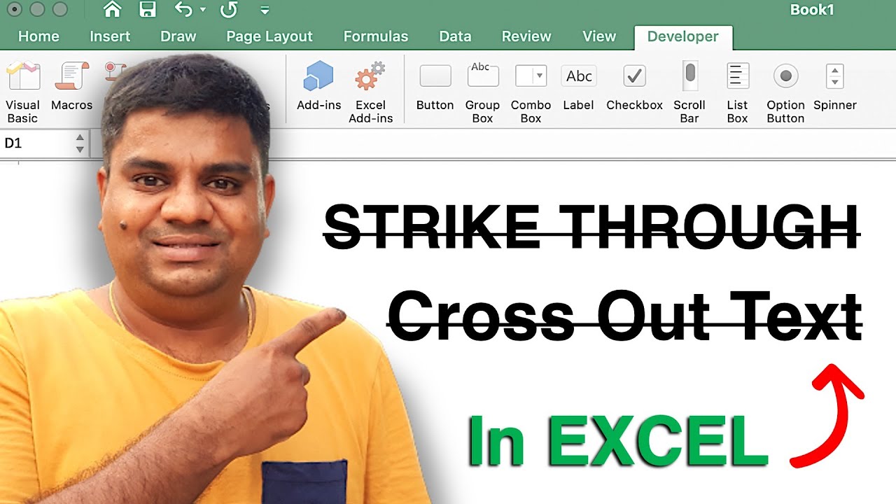 5 Simple Tricks to Strike Through Text in Excel