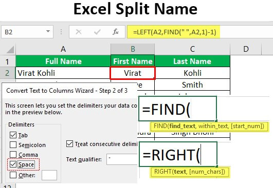 5 Ways to Split Names in Excel Efficiently