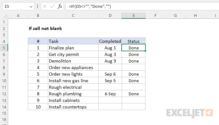 Mastering Excel's Is Not Blank Function: Quick Tips